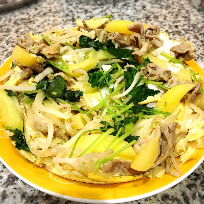 もやし じゃがいも 豚肉の卵とじ レシピ 作り方 By Tomomi9968 楽天レシピ もやし じゃがいも 豚肉の卵とじ レシピ 作り方 By Tomomi9968 楽天レシピ